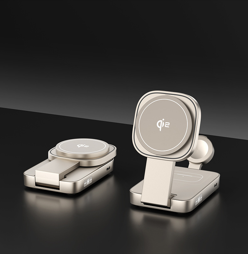 Magnetic Wireless Charger Qi2 Apple iPhone Compatible Wireless Charging Station