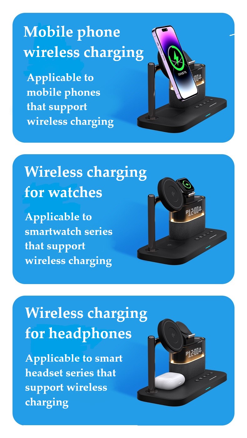 Magnetic Wireless Charger 5-in-1